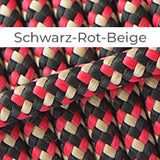 retrieverleine tauleine 8mm kensons for dogs schwarz rot beige