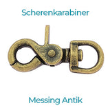 scherenkarabiner-messing-antik-rund