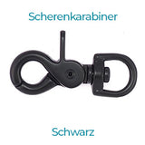 scherenkarabiner-schwarz-rund