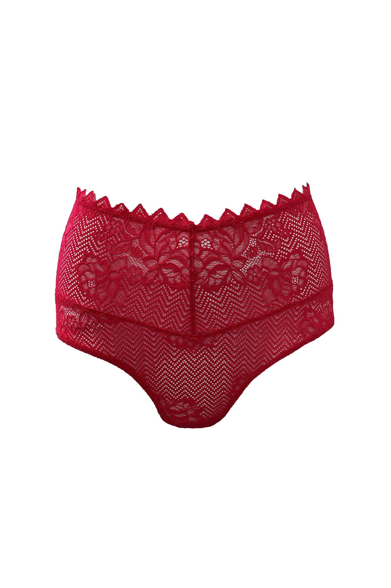 Delicate triangle bralette - LOVE LACE RED – Maa Boo