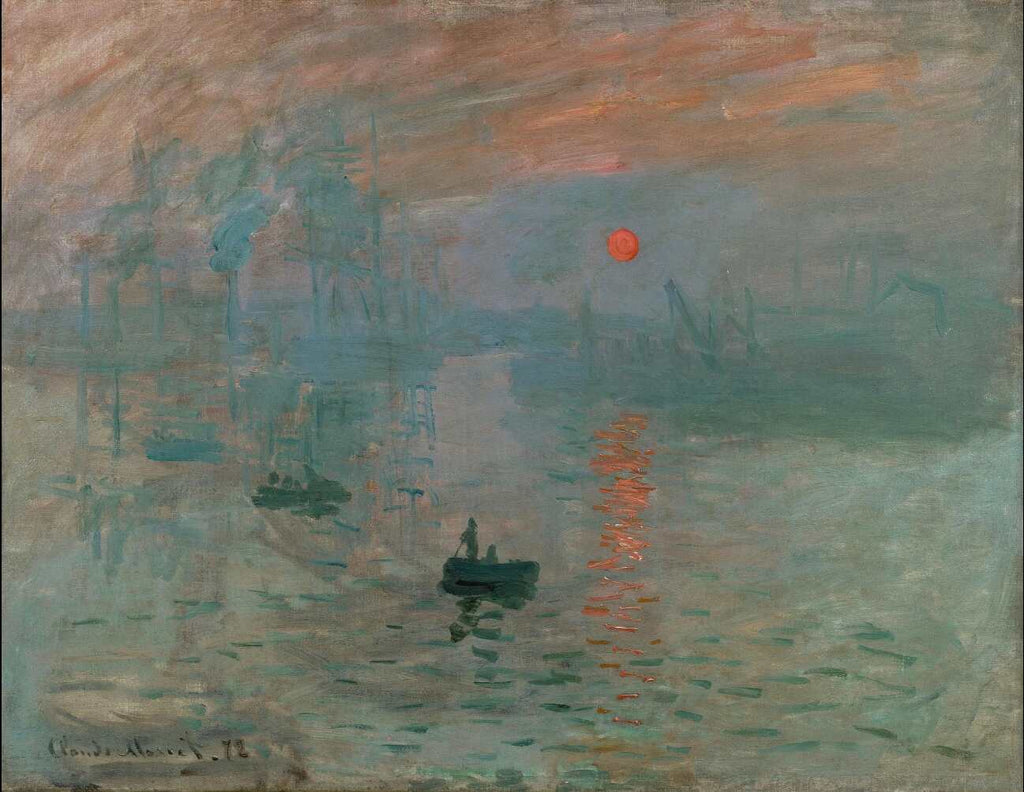 Bức tranh "Cảm tưởng, bình minh" của Claude Monet