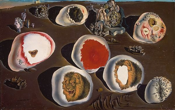 Tác phẩm tranh trường phái siêu thực - The Accommodations of desire của họa sĩ Salvador Dali (1929)