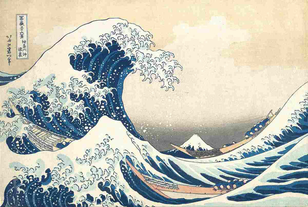 Tranh phong cảnh The Great Wave off Kanagawa của Katsushika Hokusai