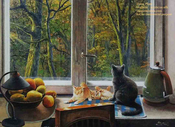 "By the Window" - artist Phan Thang