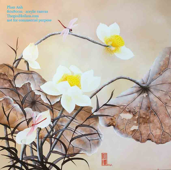 "Lotus" - an artwork of Vietnamese artist Phan Anh