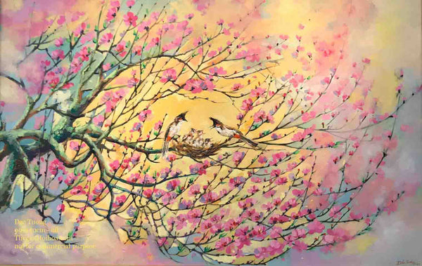 The artwork "Spring reunion" - artist Dac Tuong