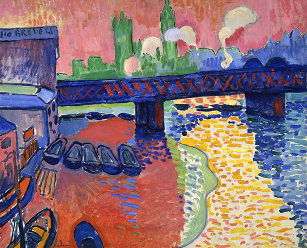 Bức tranh “Derain charing cross bridge” của họa sĩ André Derain