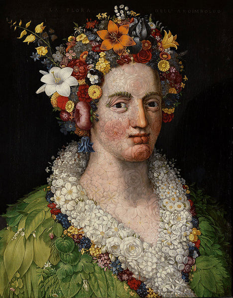Bức tranh “Flora” thuộc trường phái Siêu thực của họa sĩ Giuseppe Arcimboldo