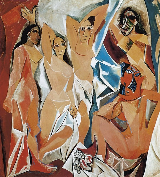 Tác phẩm tranh trừu tượng “Nhà thờ Demoiselles” của họa sĩ Pablo Picasso