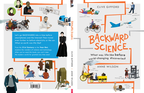 Backwards Science, Clive Gifford, Anne Wilson, QEB publishing 2020