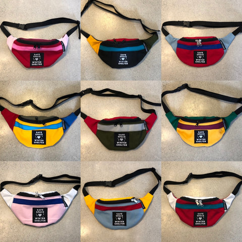 finished fanny packs