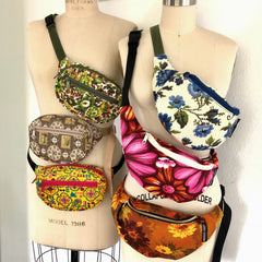 vintage fabric fanny packs