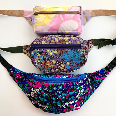 New Vintage Fabric Fanny Packs