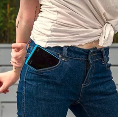 lame pockets in womens jeans