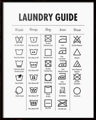 fabric care instructions symbols