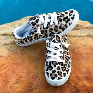 leopard slip on sneakers