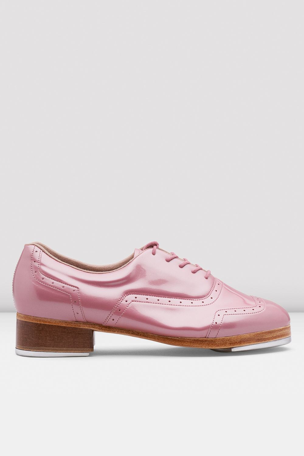 BLOCH Mens Jason Samuels Smith Patent Tap Shoes, Metallic Pink Patent