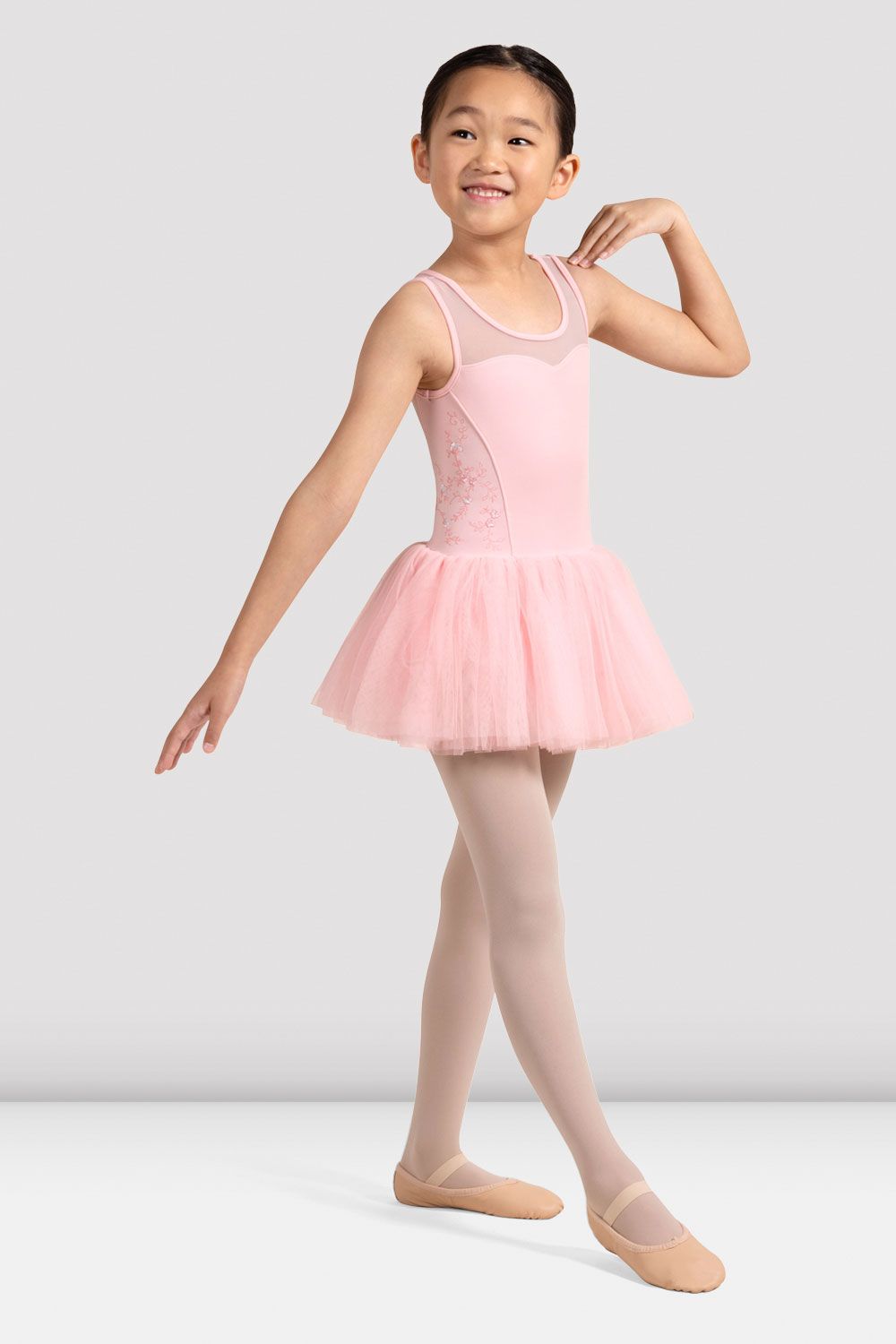 BLOCH Girls Buttercup Tank Tutu Dress, Candy Pink