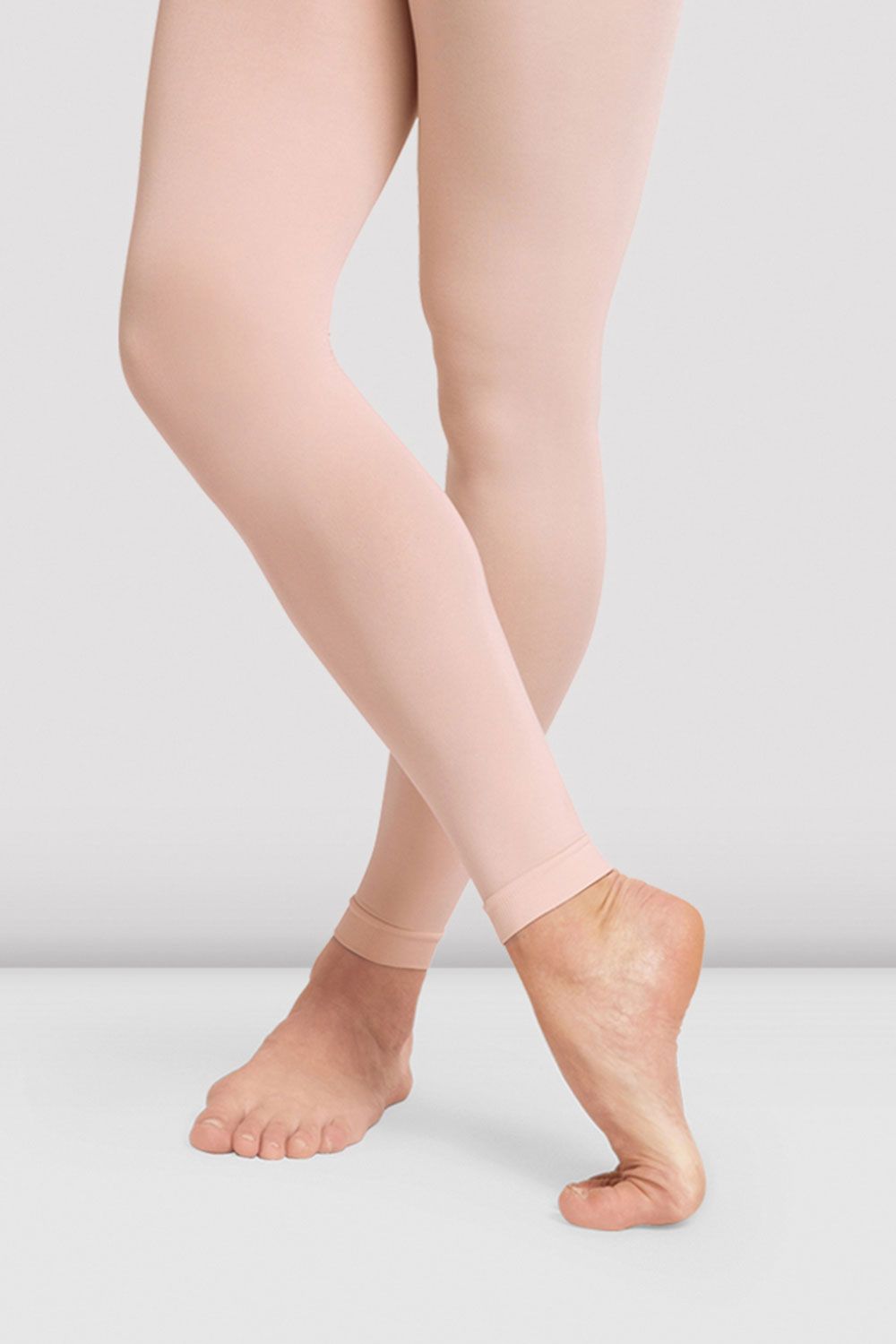 BLOCH Girls Contoursoft Footless Tights, Pink