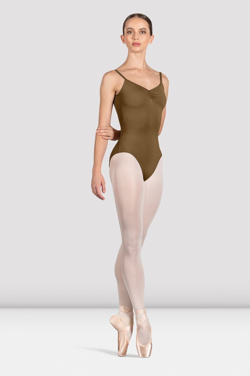 BLOCH Ladies Arianne Camisole Leotard, Almond