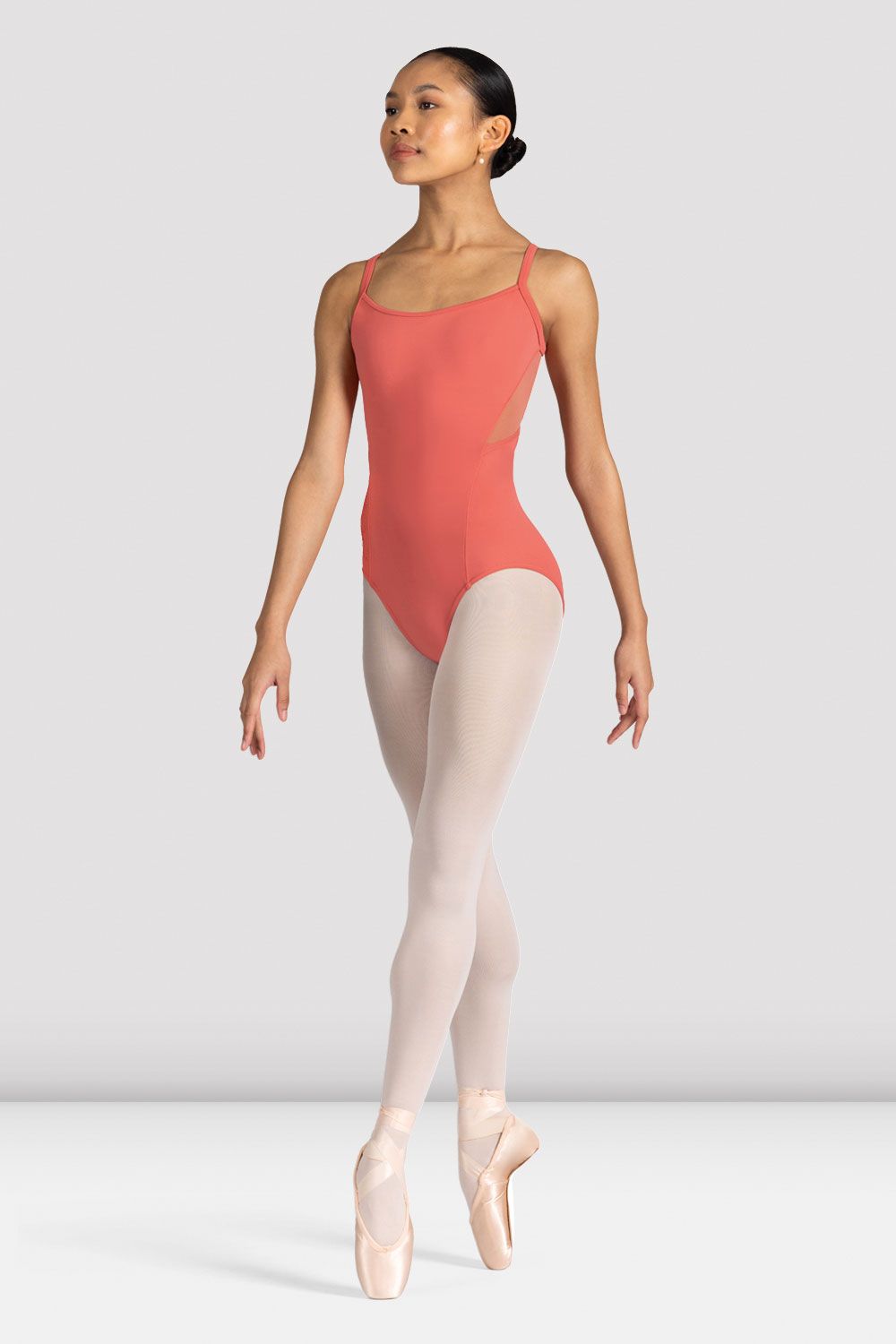 BLOCH Ladies Zinnia Scoop Neck Leotard, Peach