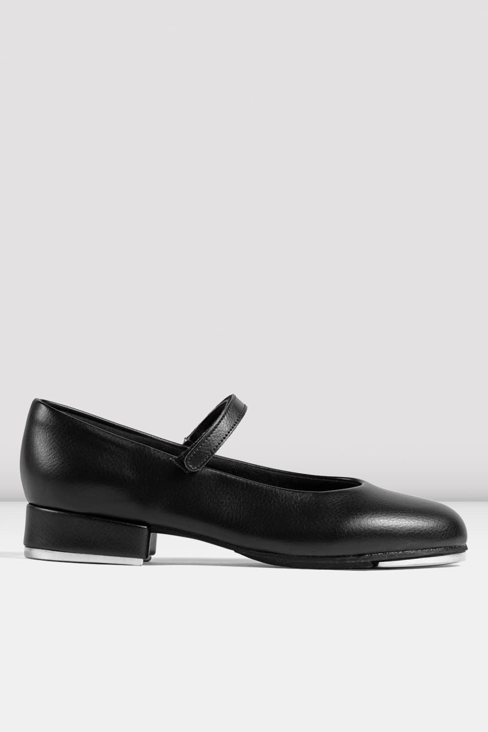 BLOCH Ladies Melody Tap Shoes, Black Synthetic Leather