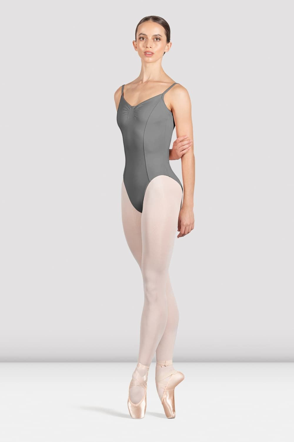 BLOCH Ladies Ella Camisole Leotard, Grey