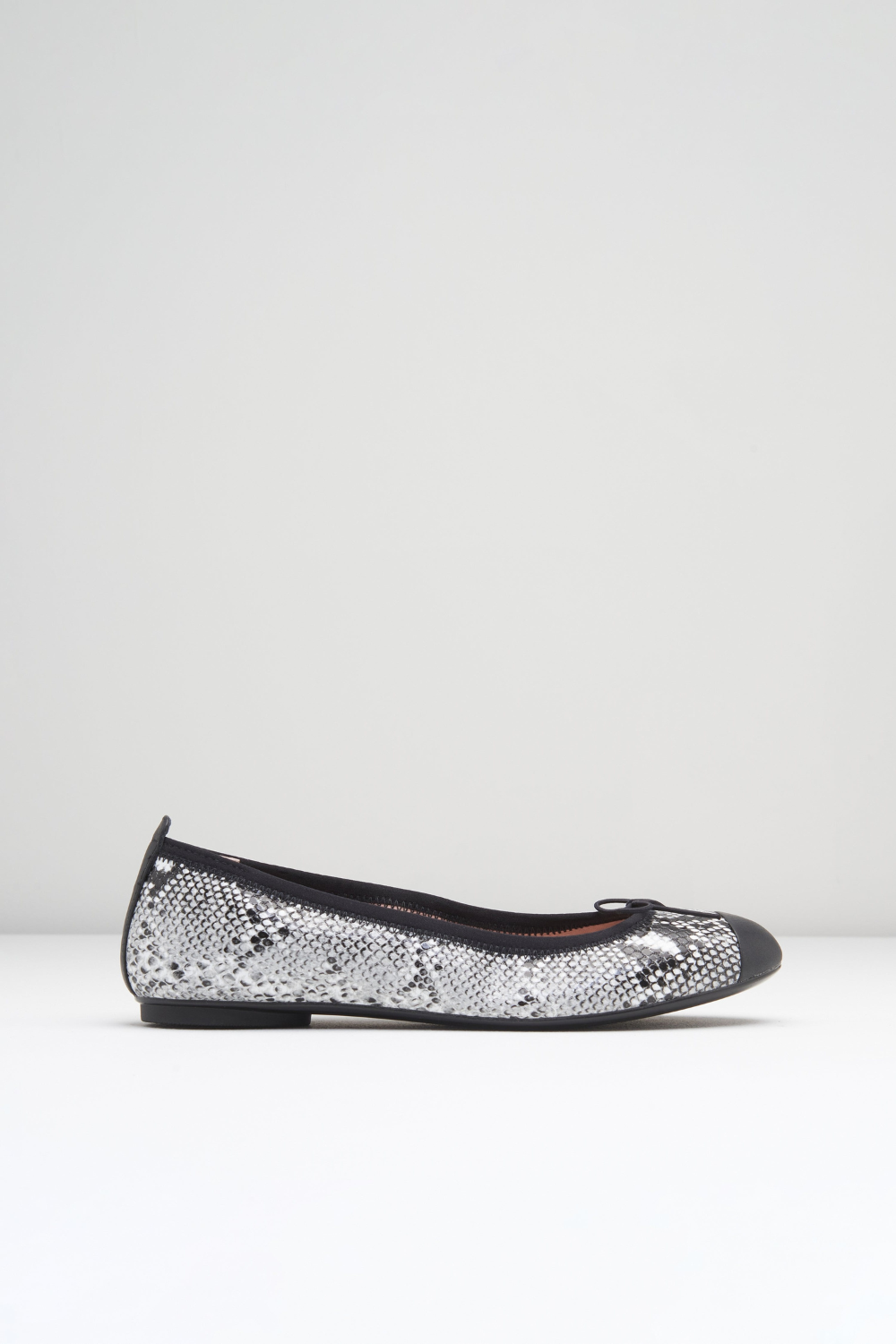 BLOCH Ladies Astra Ballet Pumps, White Python