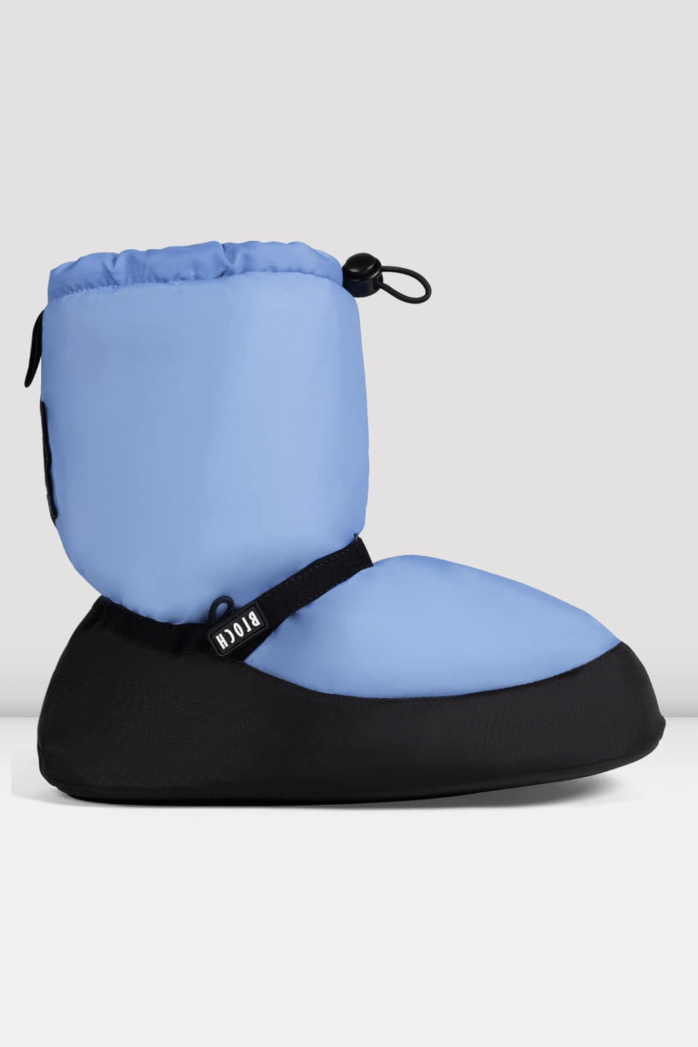 BLOCH Adult Warm Up Booties, Light Blue Nylon