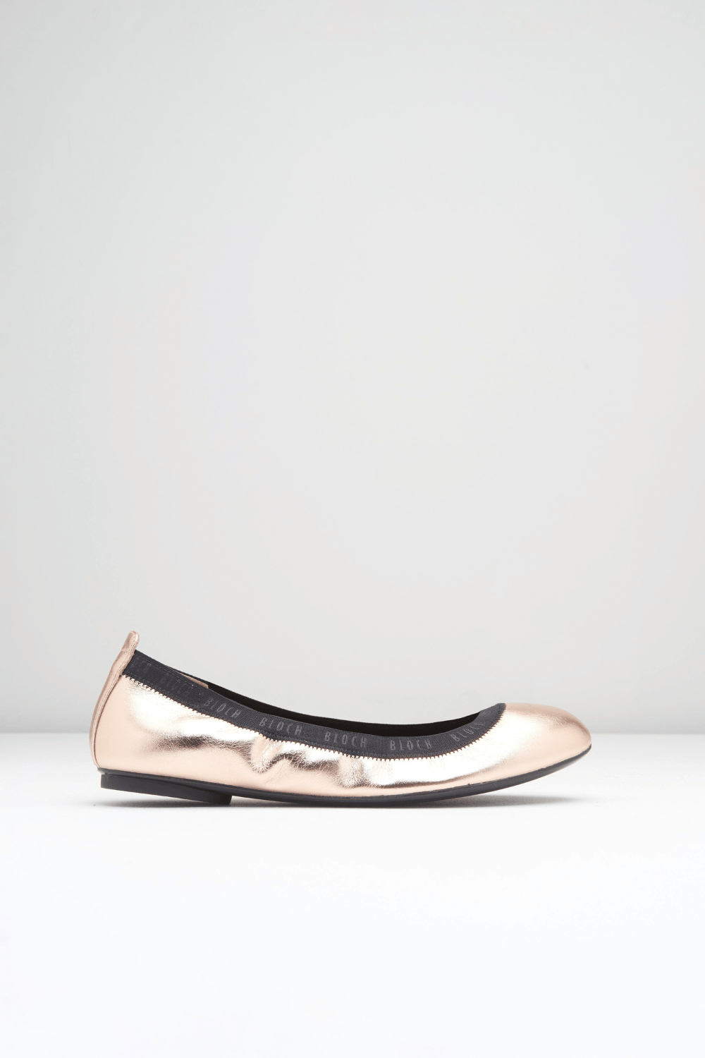 BLOCH Ladies Carina Ballet Pumps, Rame Leather