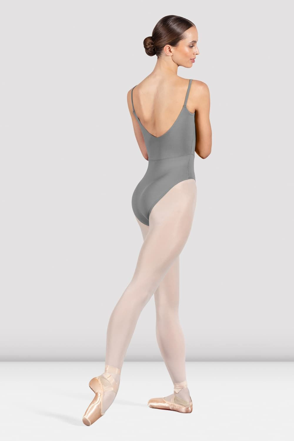 BLOCH Ladies Ruby Scoop Back Leotard, Grey