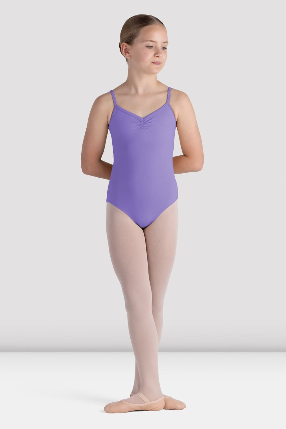 BLOCH Girls Ari Camisole Leotard, Lavender