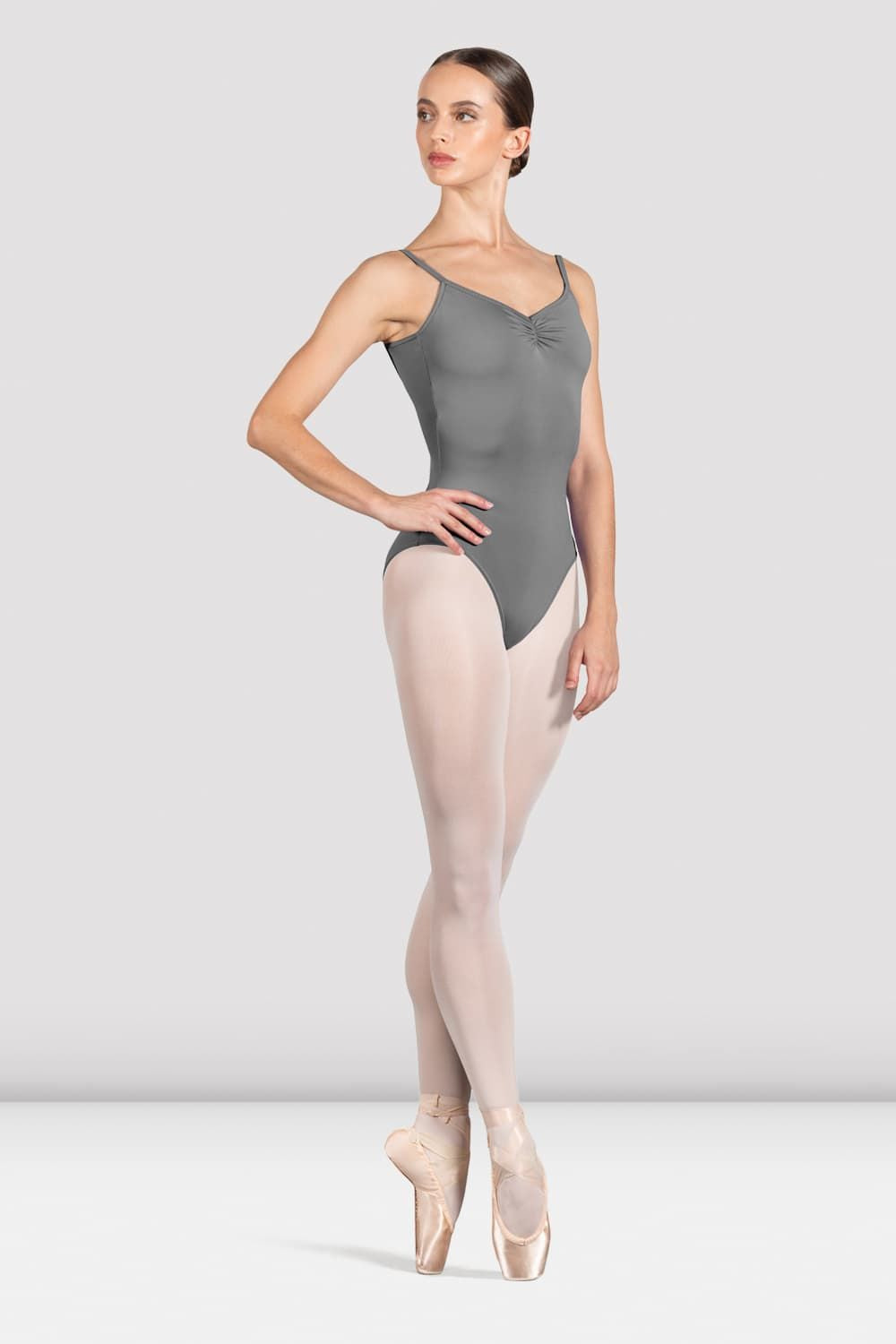 BLOCH Ladies Arianne Camisole Leotard, Grey