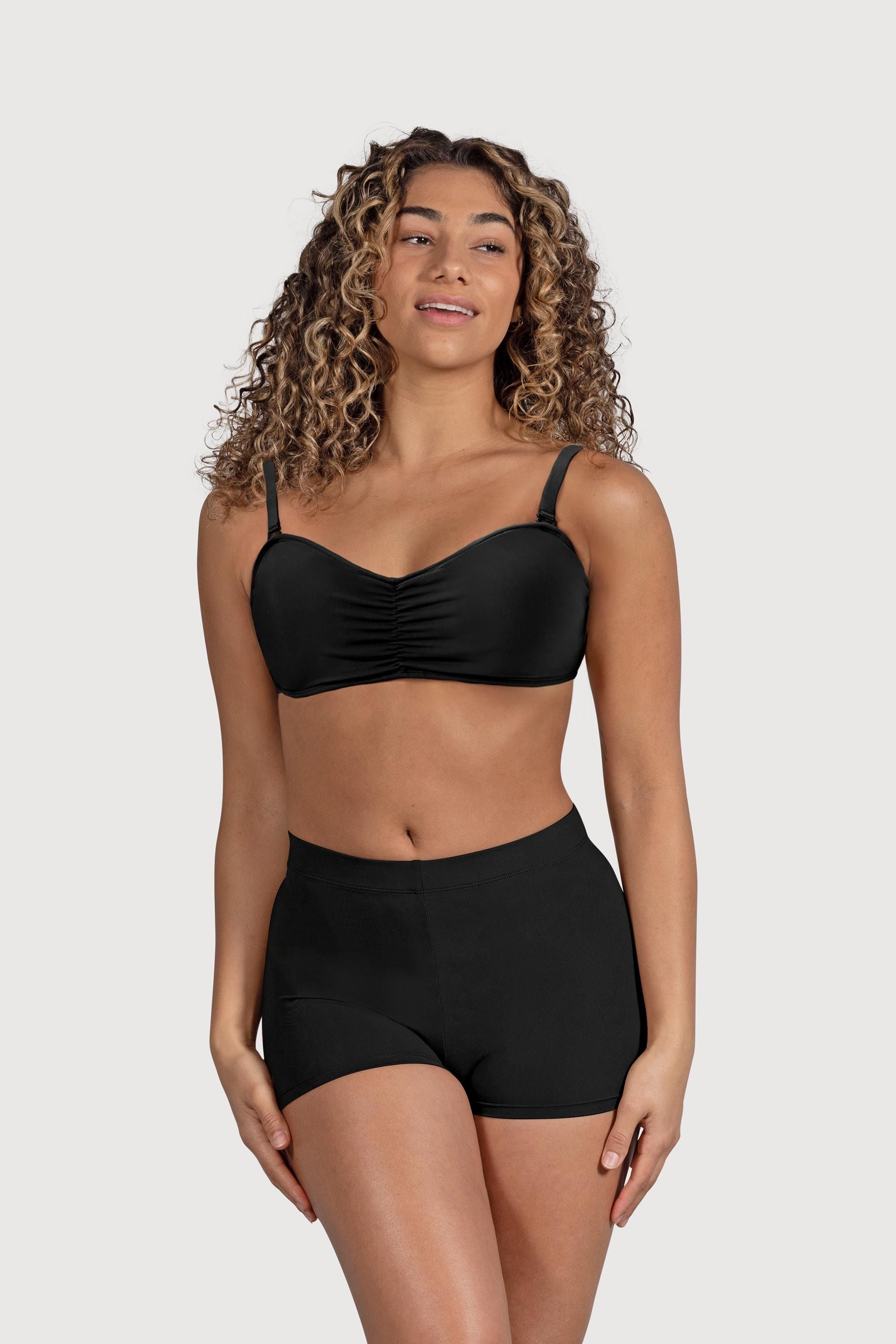 BLOCH Ladies Capella High Waist Short, Black