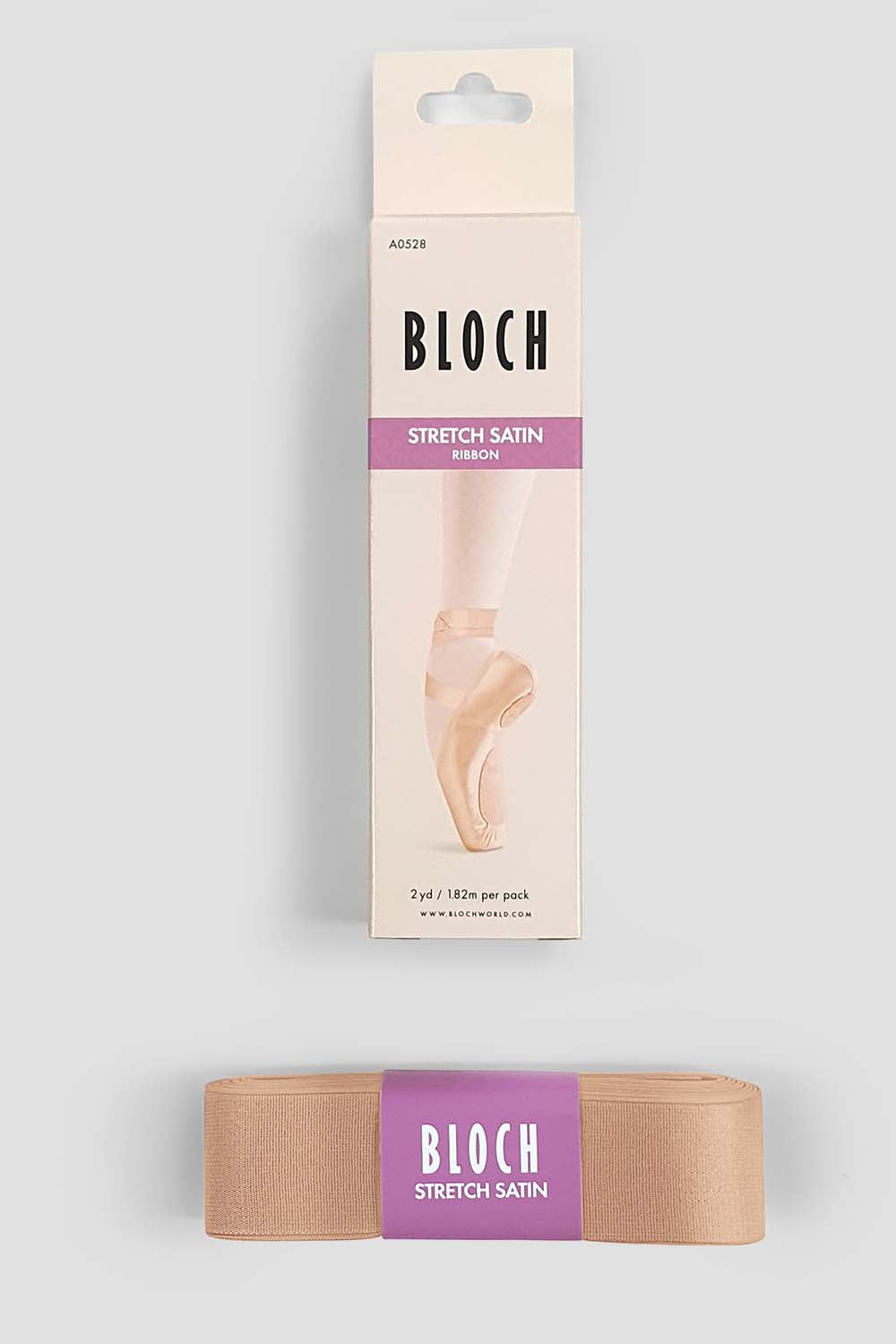 BLOCH Stretch Satin Ribbon, B24 Satin