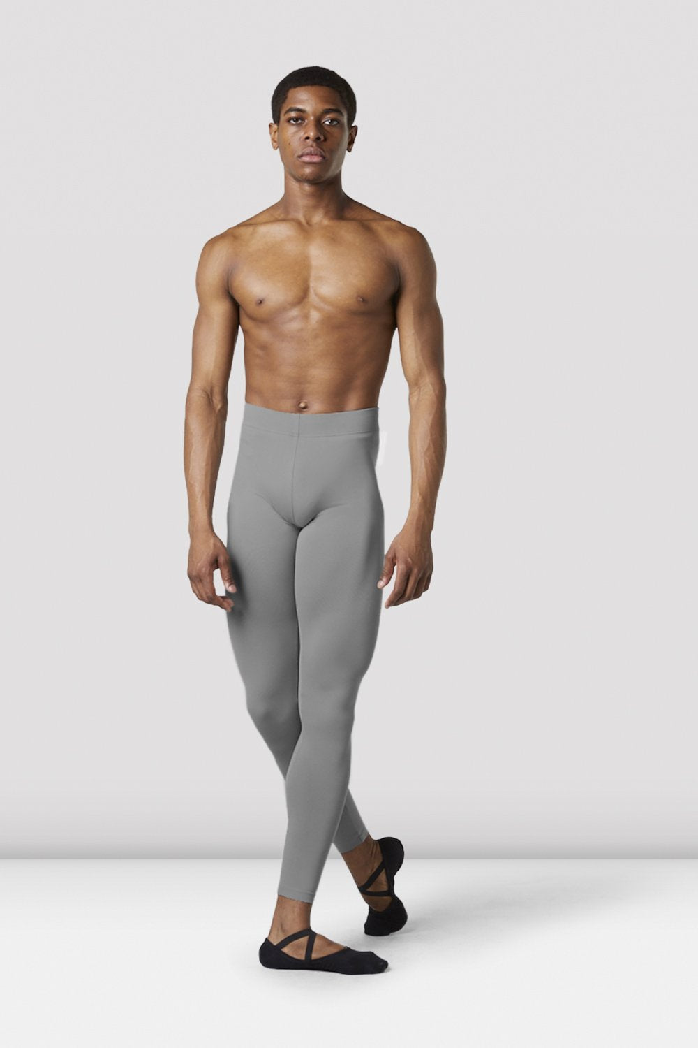 BLOCH Mens/Boys Full Length Dance Tight, Gun Metal