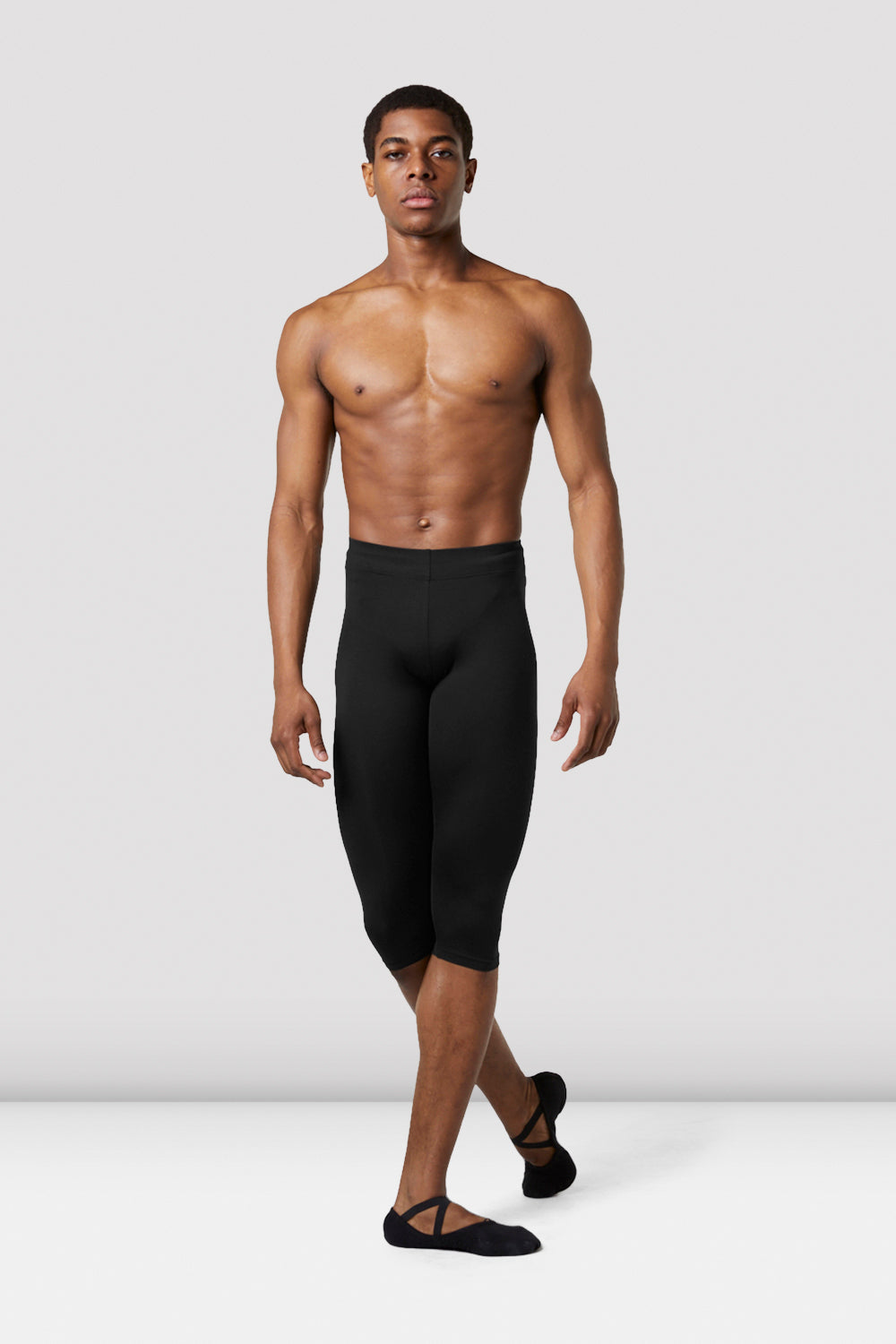 BLOCH Mens/Boys Knee Length Rehearsal Tights, Black