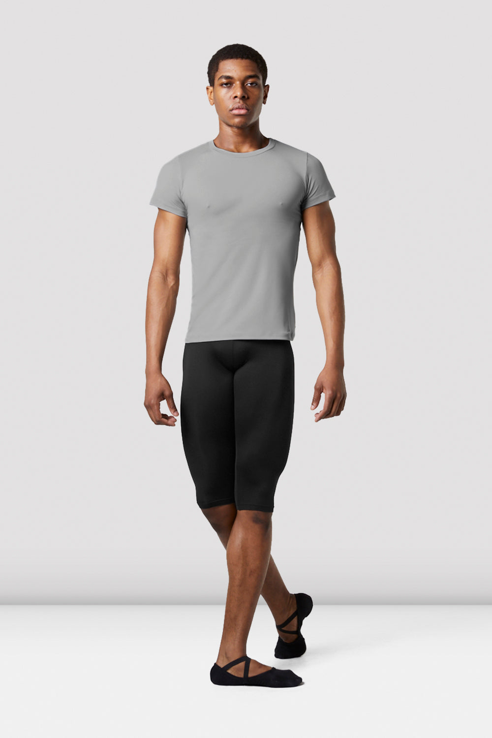 BLOCH Mens/Boys Fitted T-Shirt, Grey