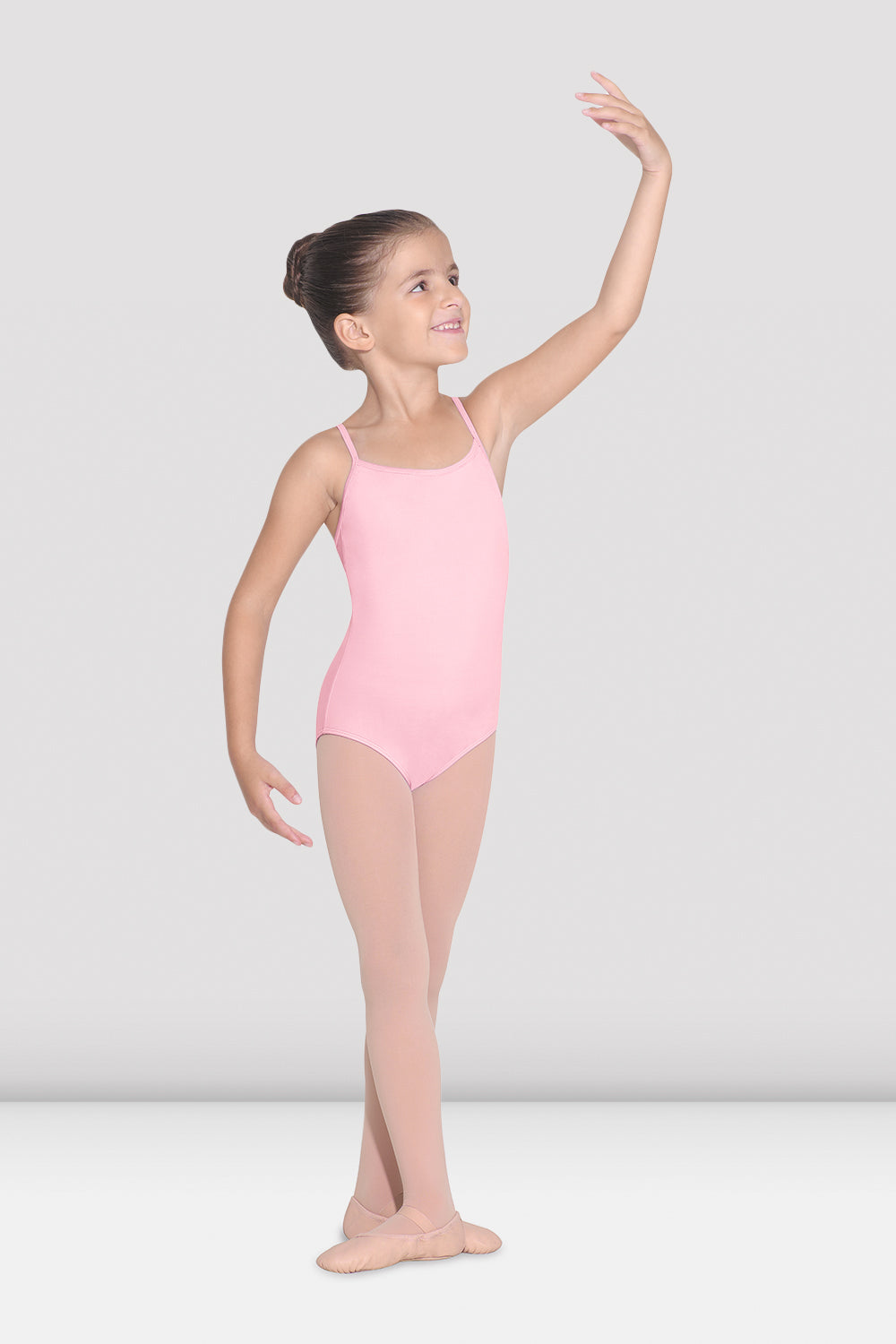 BLOCH Girls Parem Camisole Leotard, Candy Pink