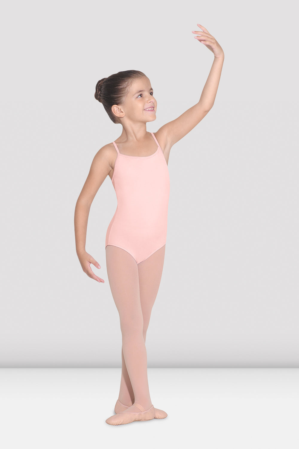 BLOCH Girls Parem Camisole Leotard, Light Pink