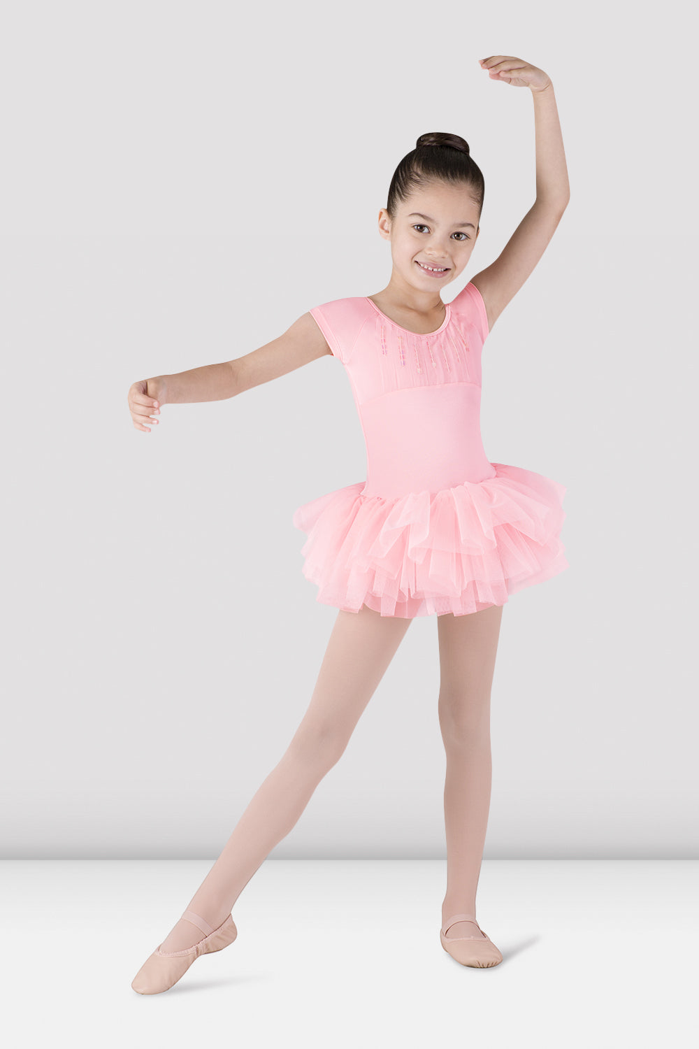 Girls Ife Heart Back Tutu Leotard Candy Pink Bloch Uk 