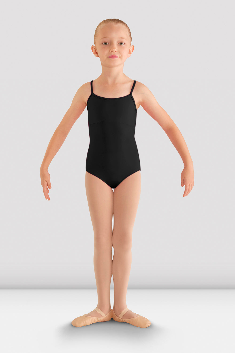 BLOCH Girls Vehement Bow Back Leotard, Black