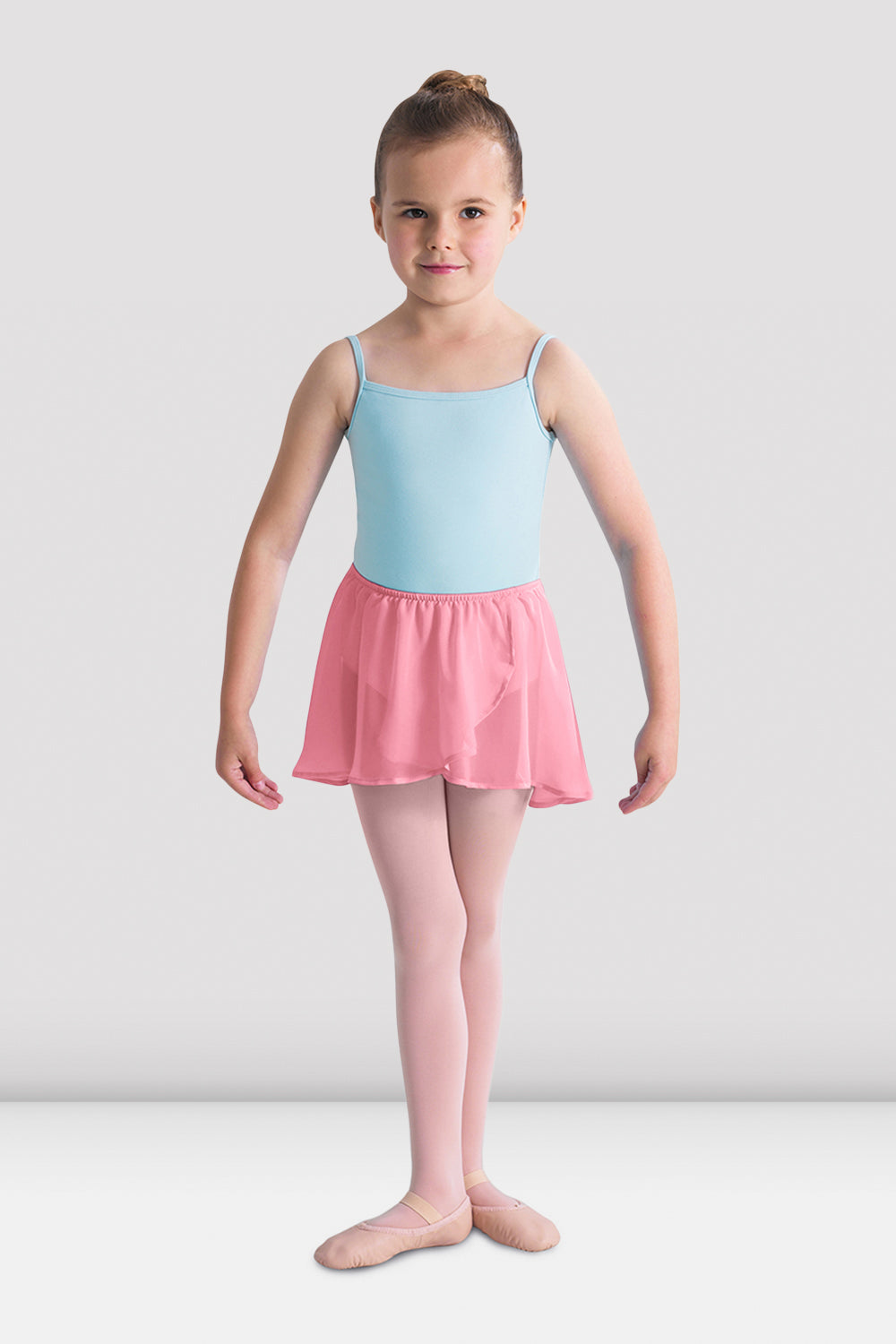 BLOCH Girls Barre Stretch Waist Ballet Skirt, Coral