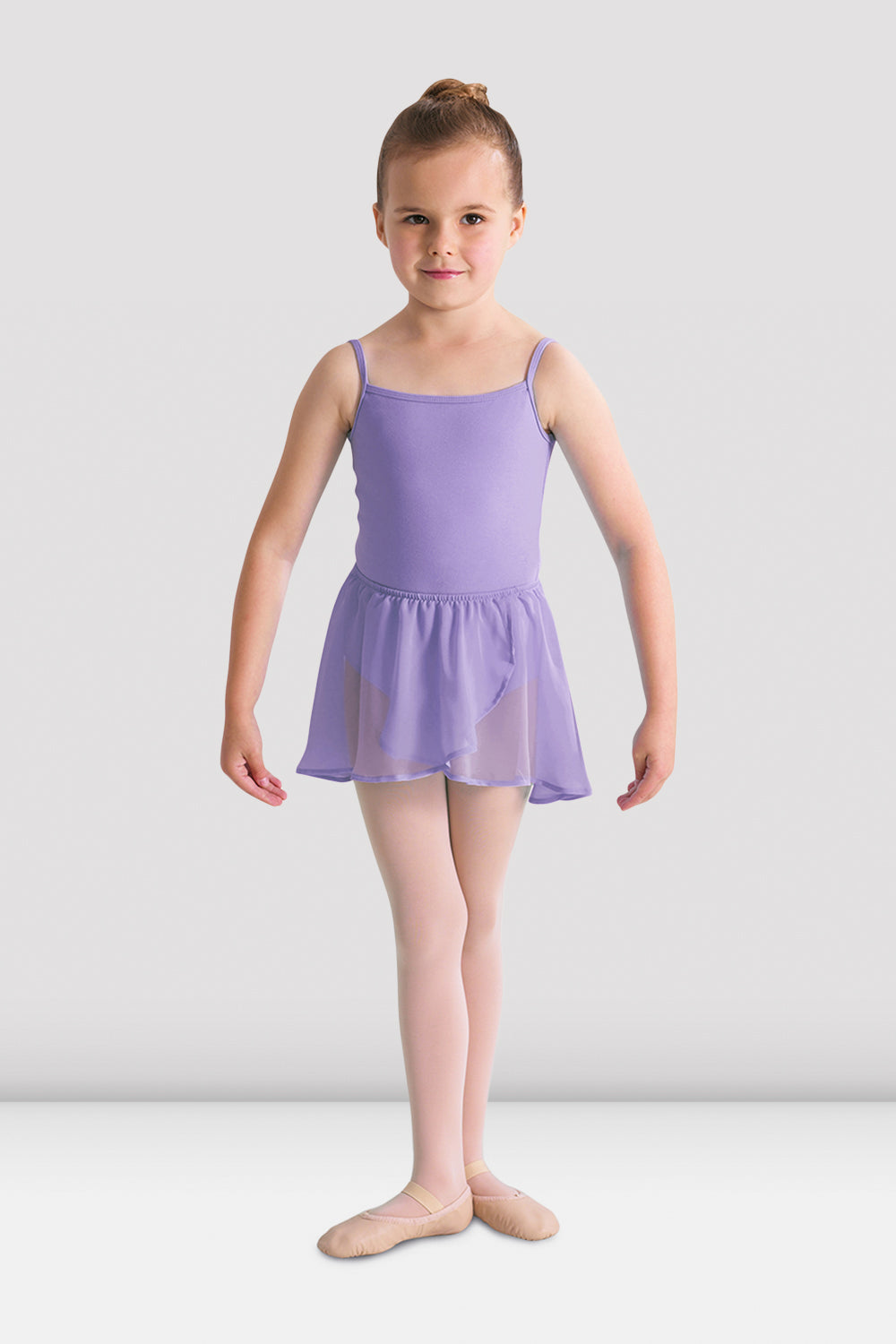 BLOCH Girls Barre Stretch Waist Ballet Skirt, Lavender