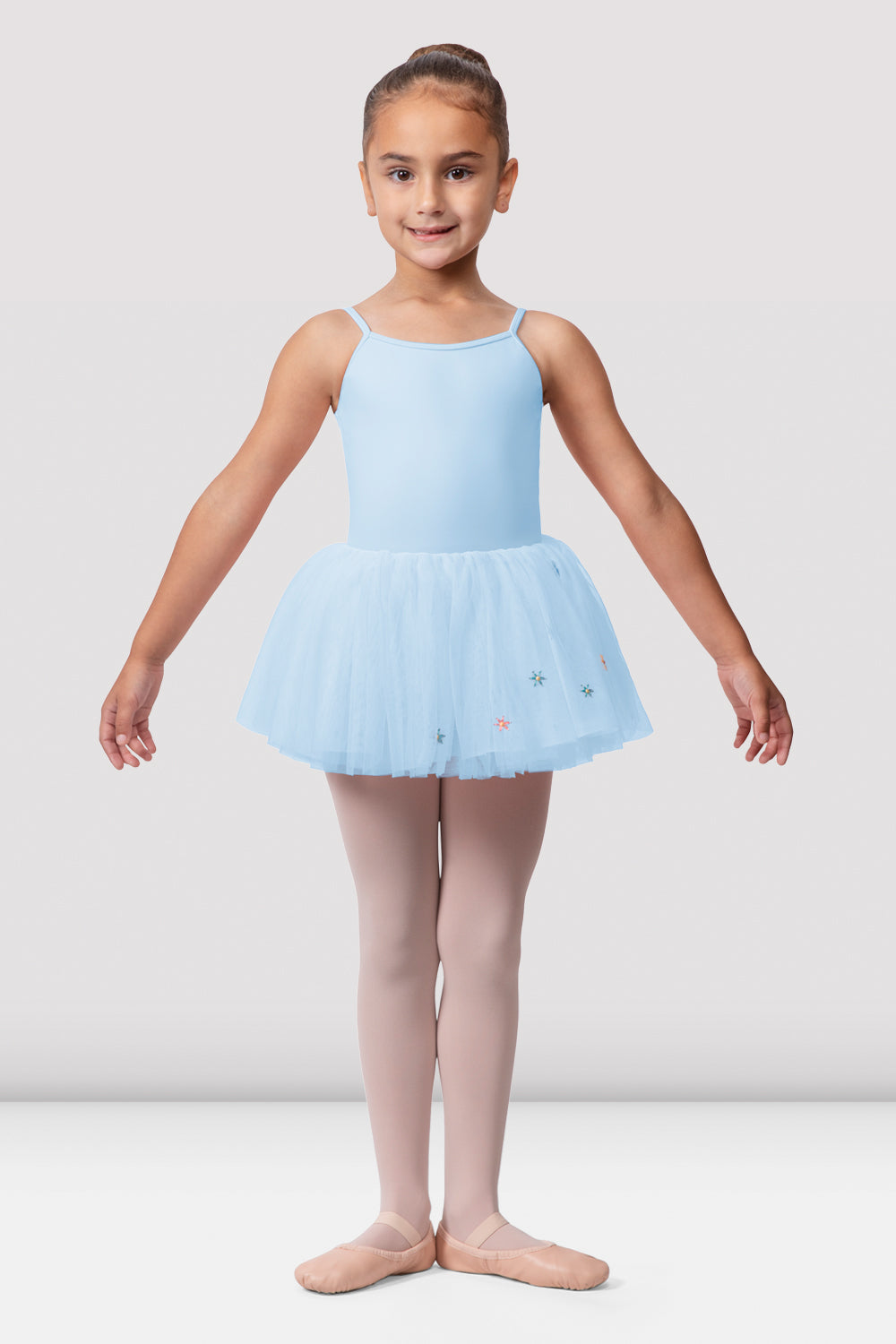 BLOCH Girls Selby Tutu Skirt, Pastel Blue