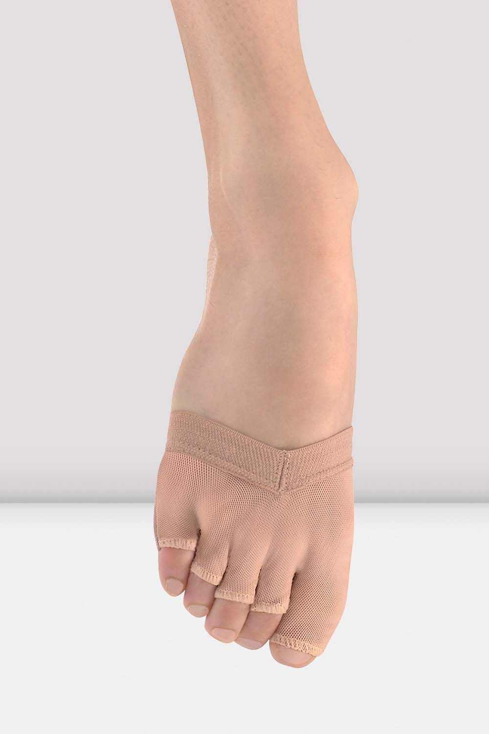 BLOCH Soleil Foot Glove, Tan Mesh Leather