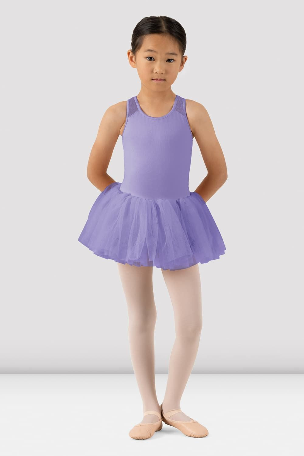 BLOCH Girls Gabrielle Tank Tutu Dress, Lilac