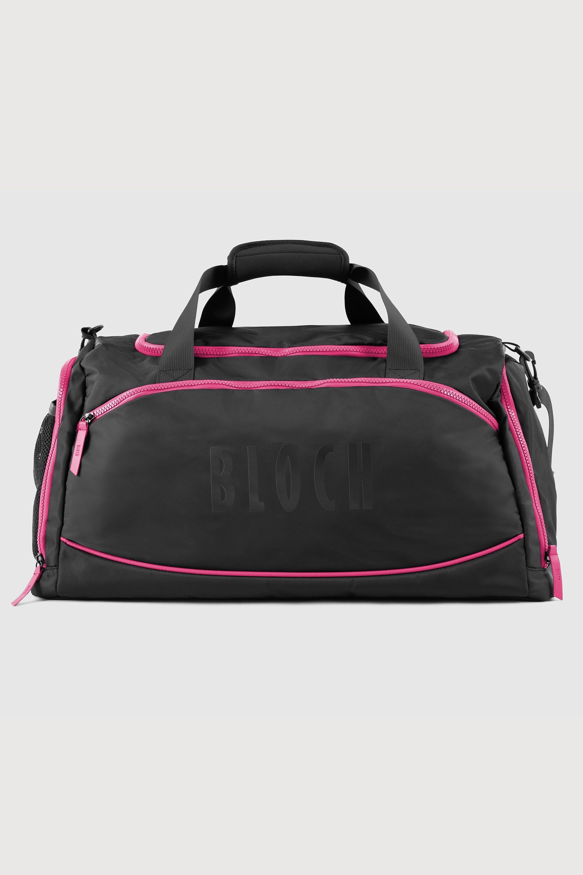 Bloch Troupe Dance Bag, Black Fuschia Nylon