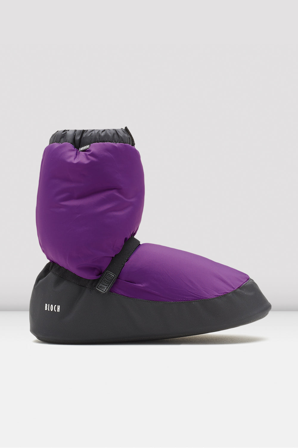 BLOCH Adult Warm Up Booties, Purple Nylon