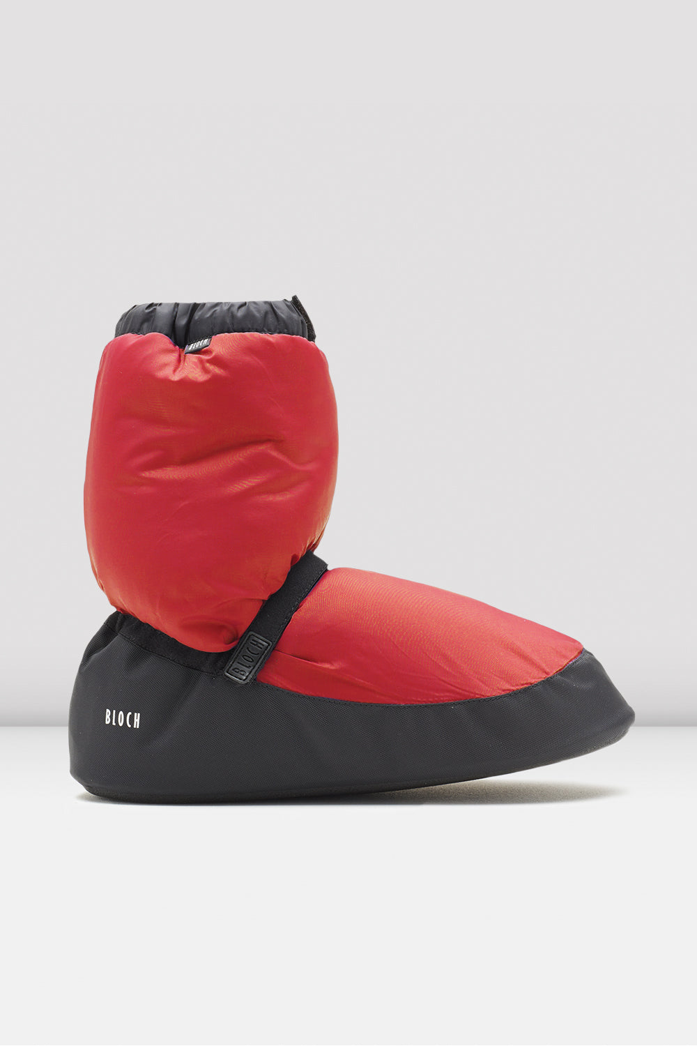 BLOCH Adult Warm Up Booties, Red Nylon